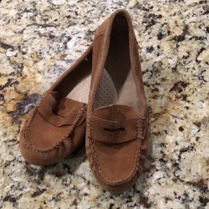 Merona suede loafers